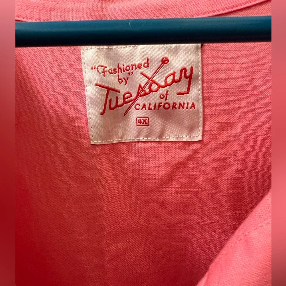 Tuesday of California Corral Dress in Love is Stoned 4X NWT - Picture 5 of 9